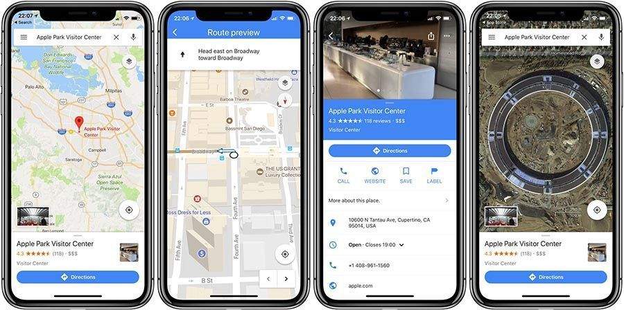 googlemaps - Las 12 mejores Apps para viajar en autocaravana