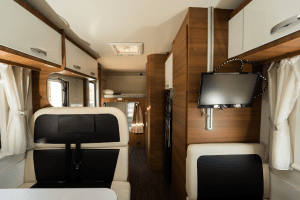 Interior de autocaravana