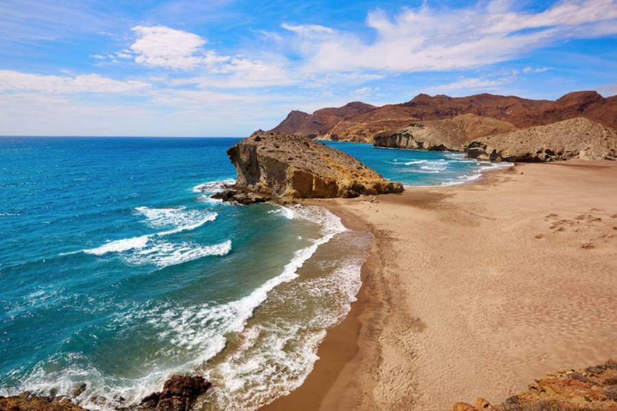 playadeMonsul CabodeGata Almeria - Las mejores playas de Andaluc&iacute;a en autocaravana