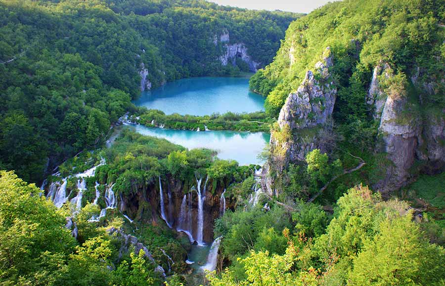Ruta al Parque Nacional de Plitvice en Croacia