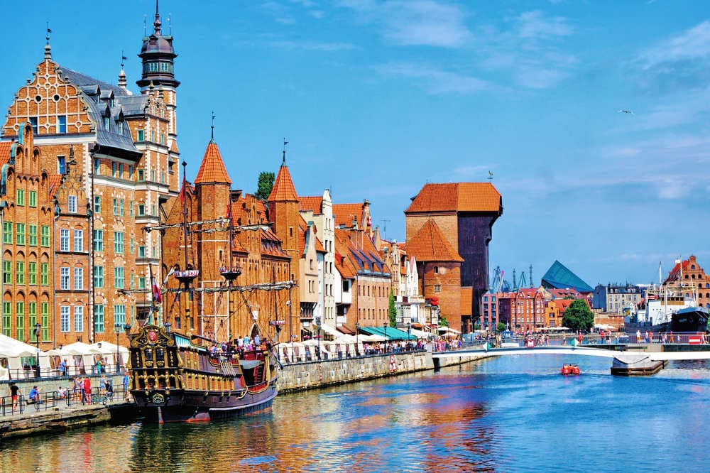 R&iacute;o Motława en Gdansk